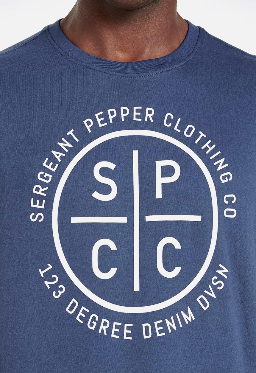 S.P.C.C - Veattie signature crew neck sweat - blue