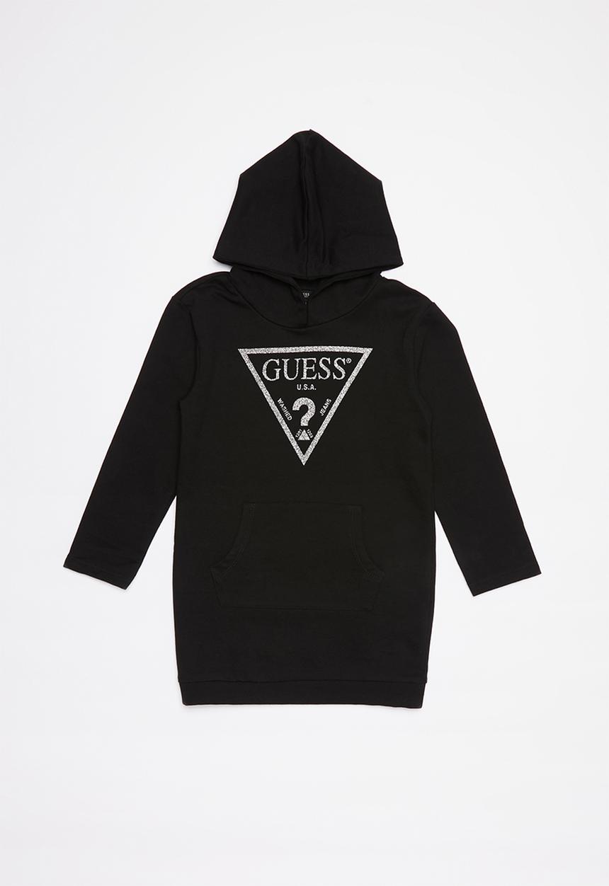 GUESS - Long sleeve longer length active fashion top - jet black