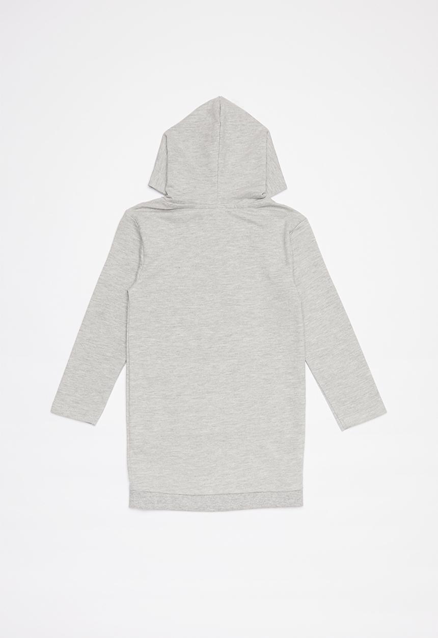 GUESS - Long sleeve longer length active fashion top - grey melange