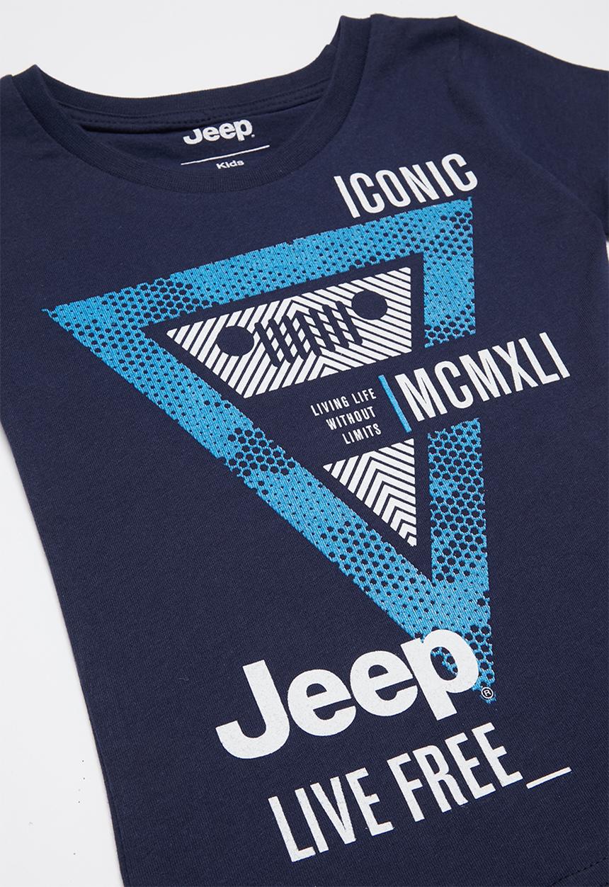 JEEP - Short sleeve iconic tee - navy