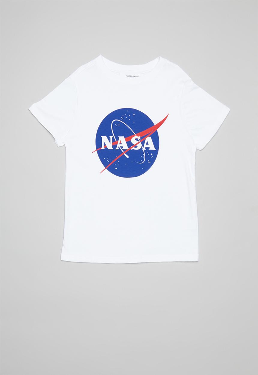 Superbalist Kids - NASA logo short sleeve tee - white
