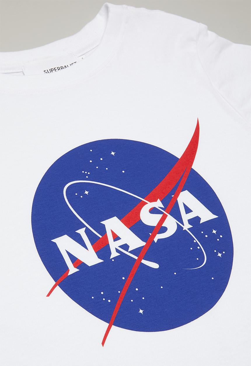 Superbalist Kids - NASA logo short sleeve tee - white