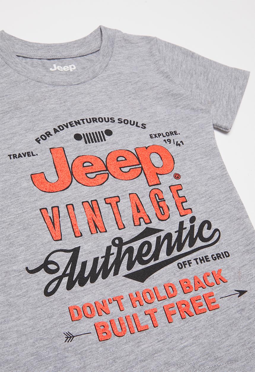 JEEP - Short sleeve iconic tee - grey