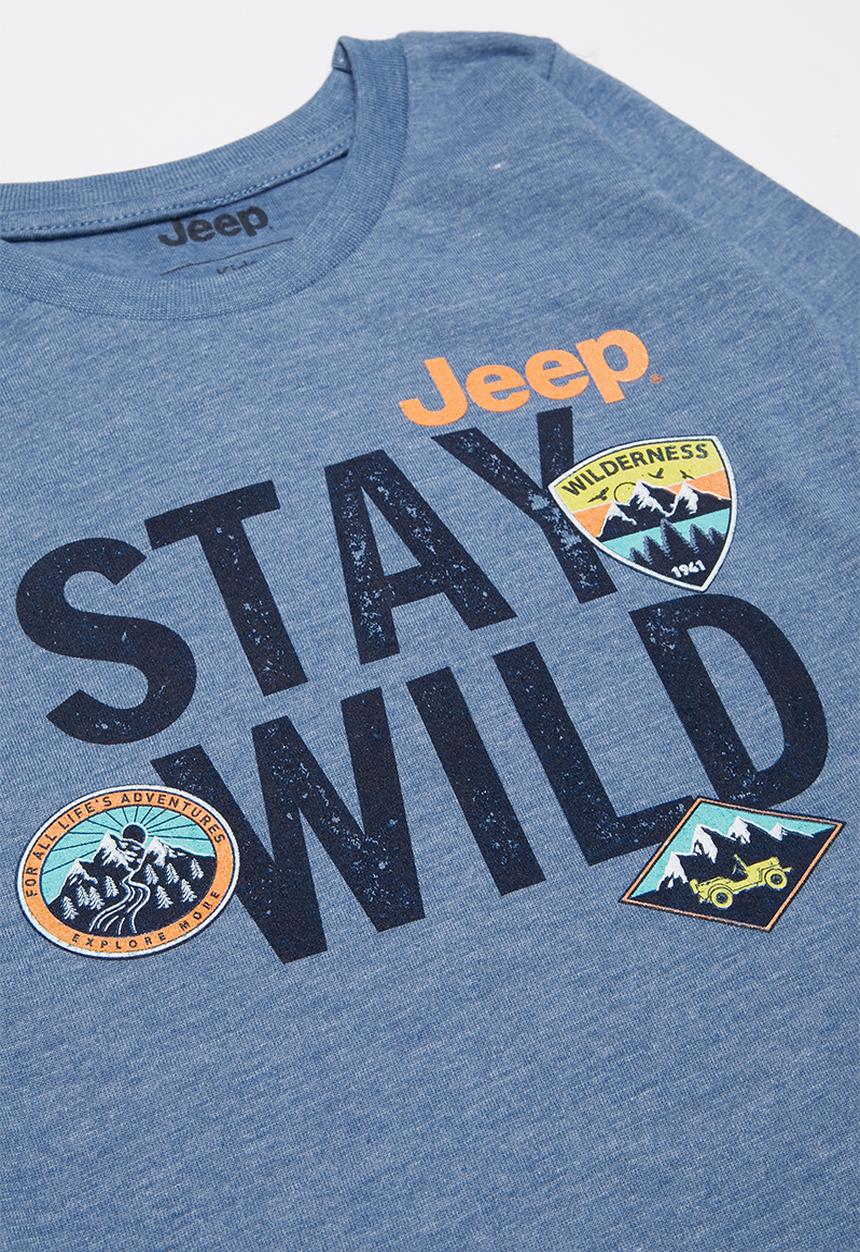 JEEP - Long sleeve iconic tee - blue