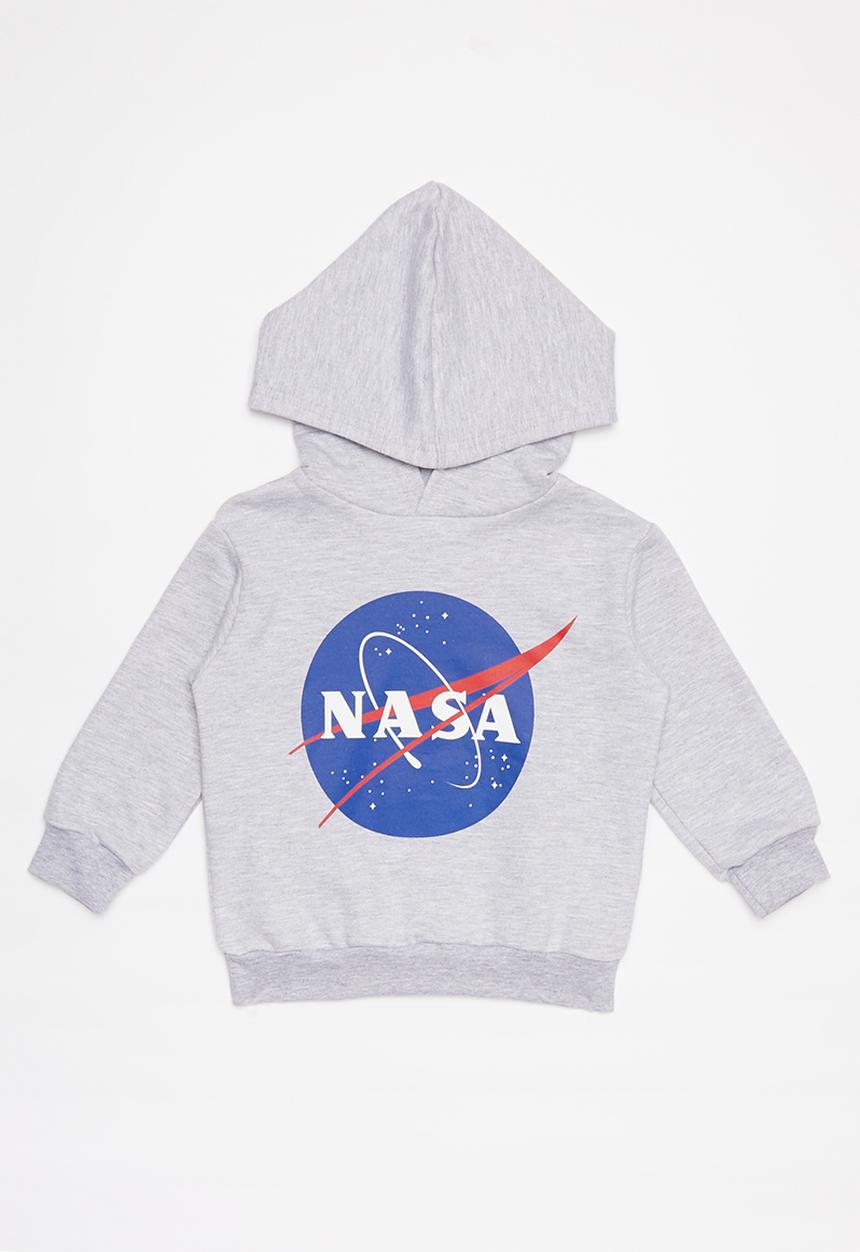 Superbalist Kids - NASA logo hoodie - grey melange