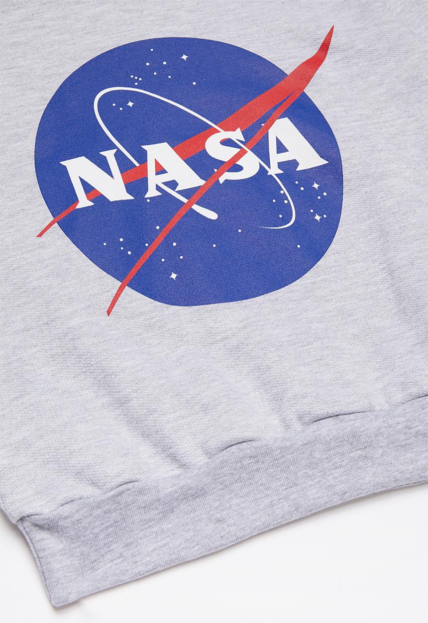 Superbalist Kids - NASA logo hoodie - grey melange
