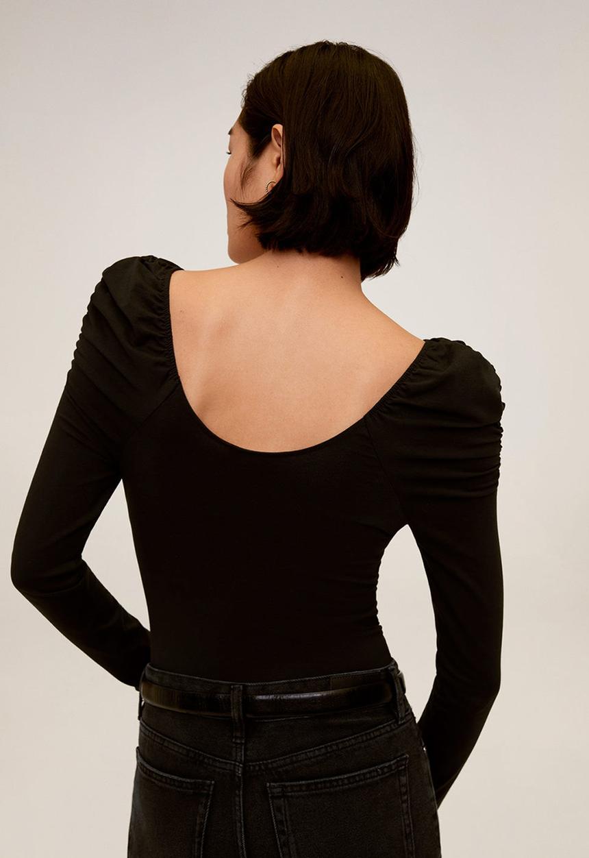 MANGO - Body daniela - black