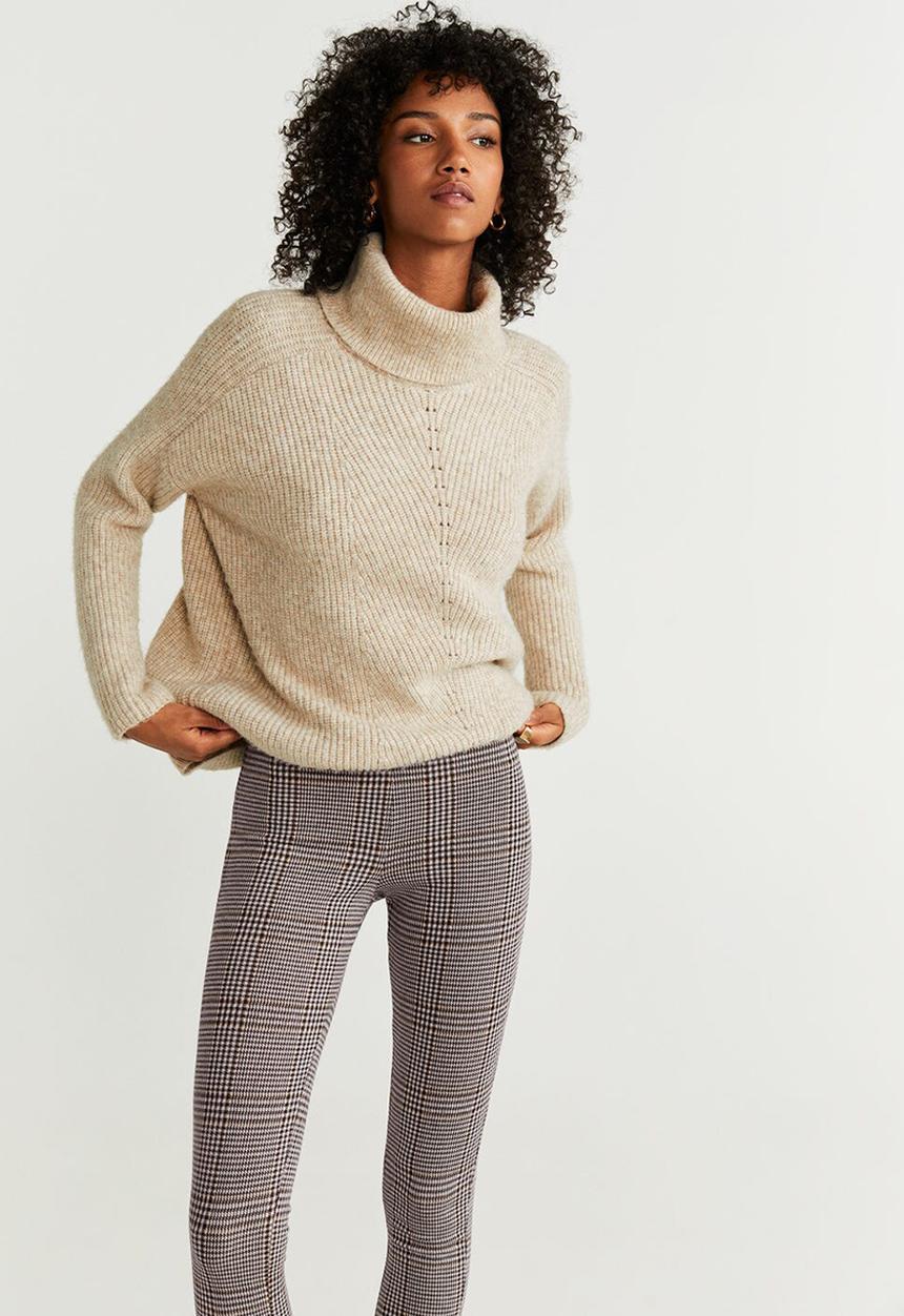 MANGO - Leggings Harry - brown 