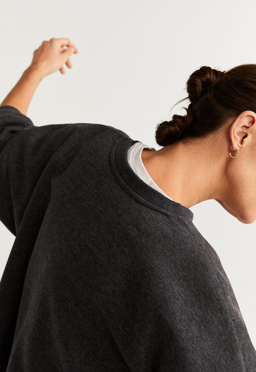 MANGO - May6 sweater - grey