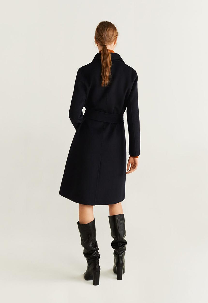MANGO - Coat Robert - black