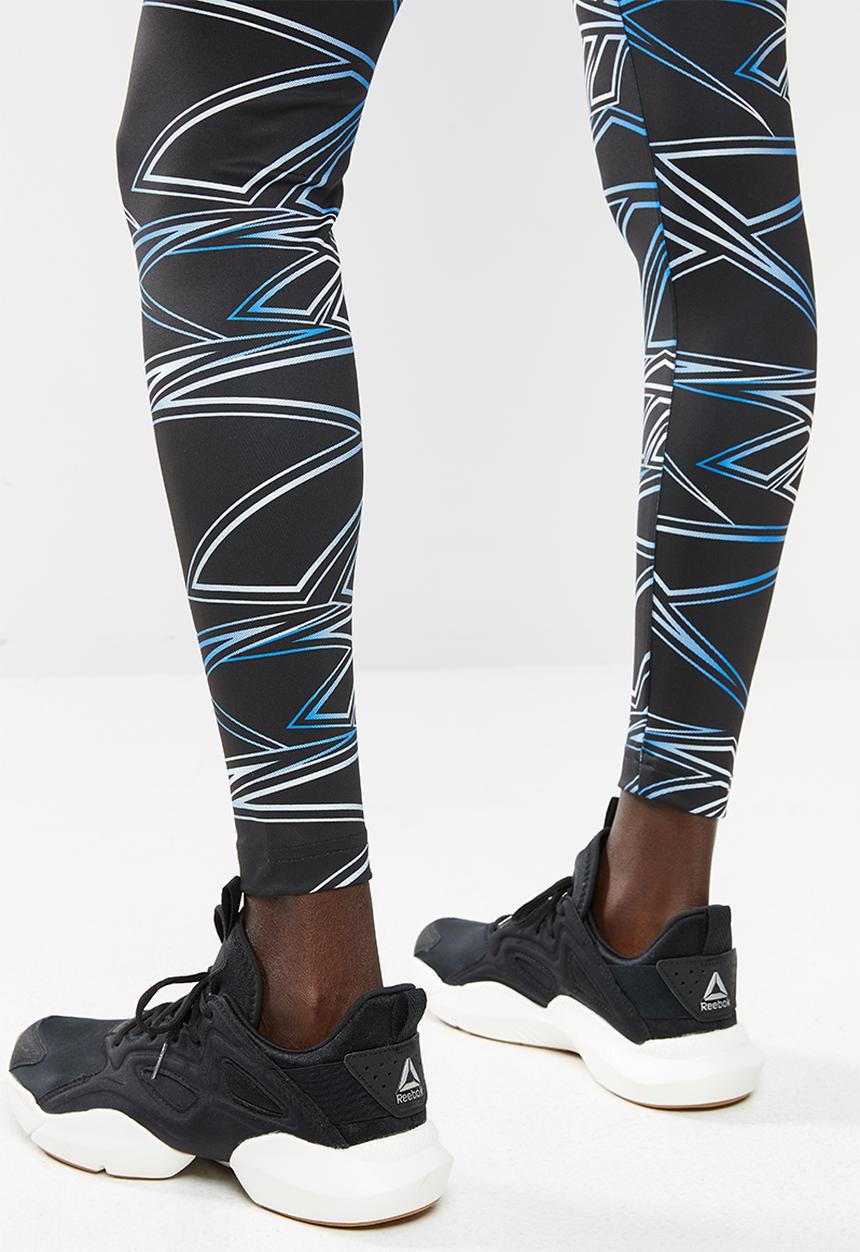 Reebok - Classics print legging - black & blue
