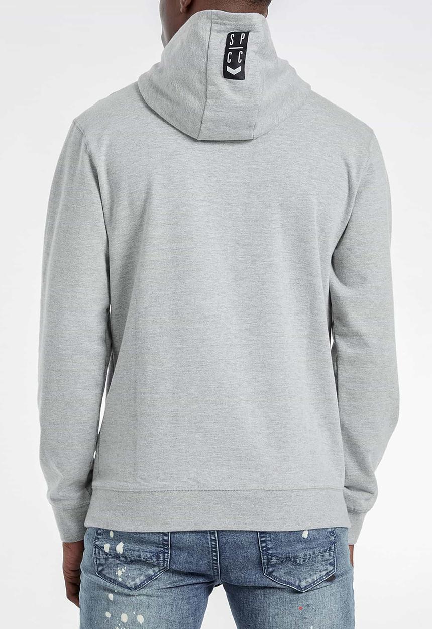 S.P.C.C - Buckthorn applique logo hoodie - grey 
