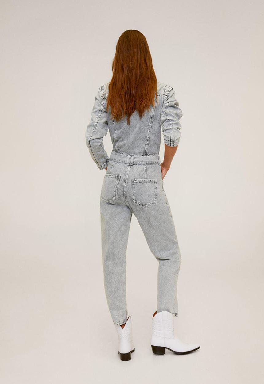 MANGO - One-piece suit acid - light denim
