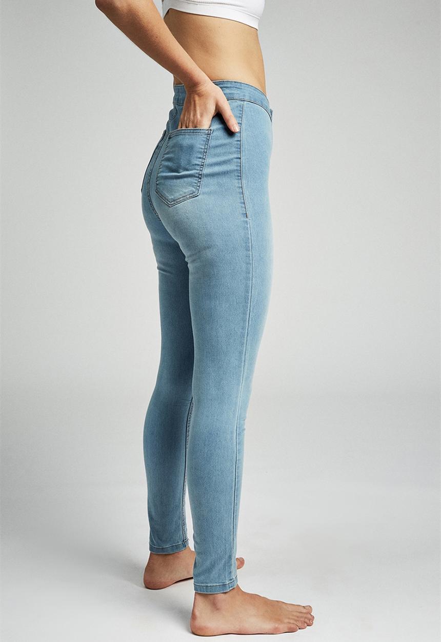Cotton On - High rise jegging - blue