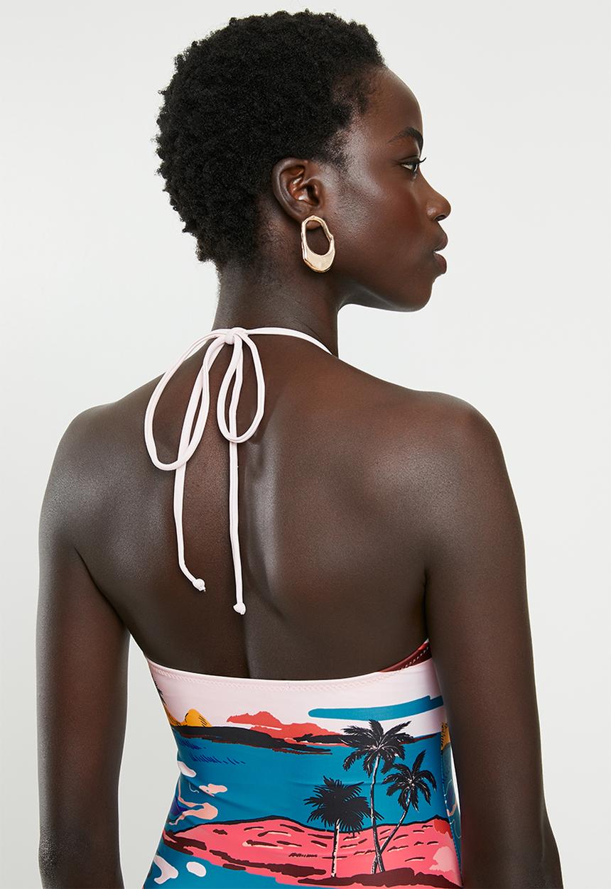 MANGO - Hawai swimsuit - multi 