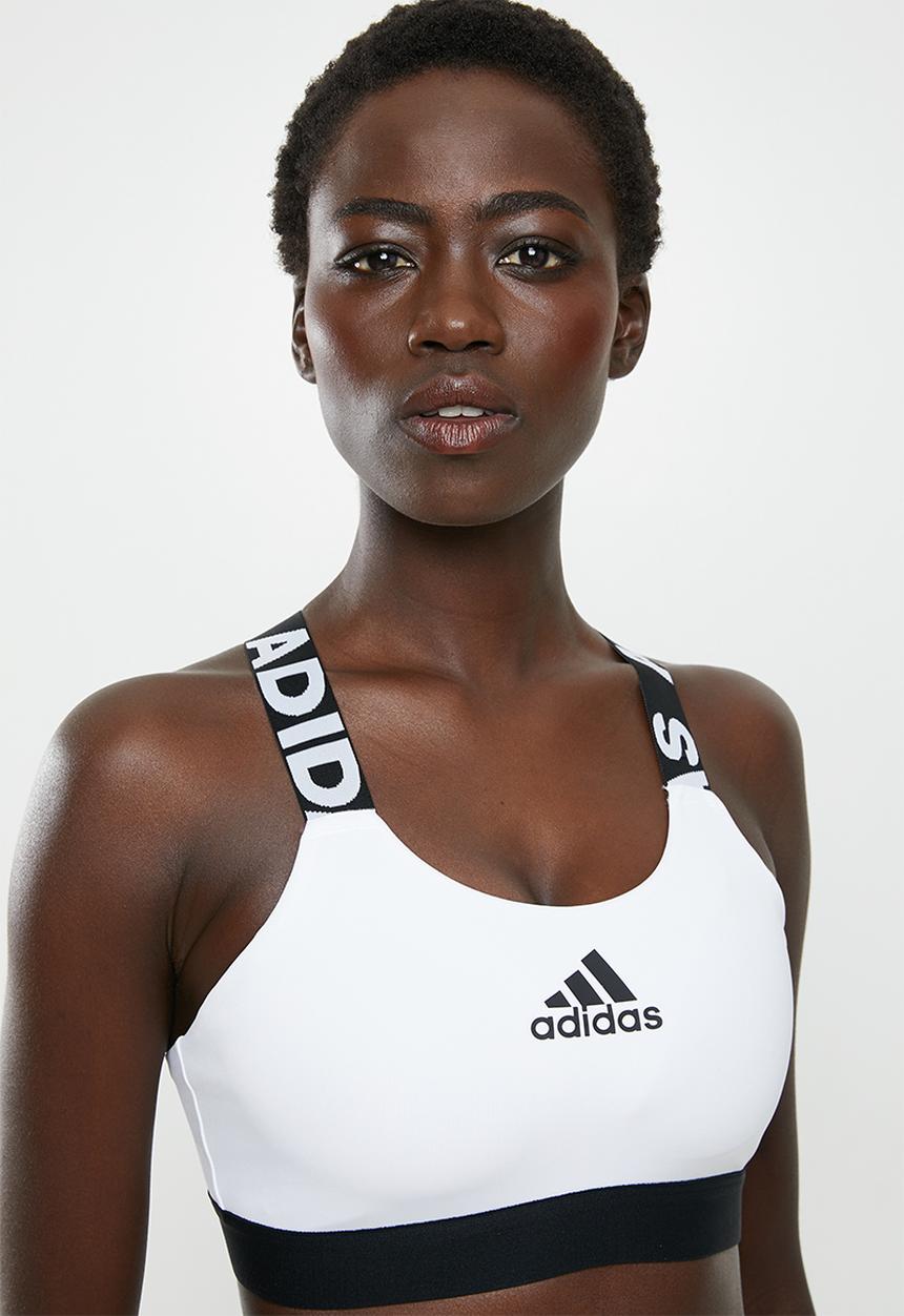 adidas Performance - Drst brand bra - white & black 