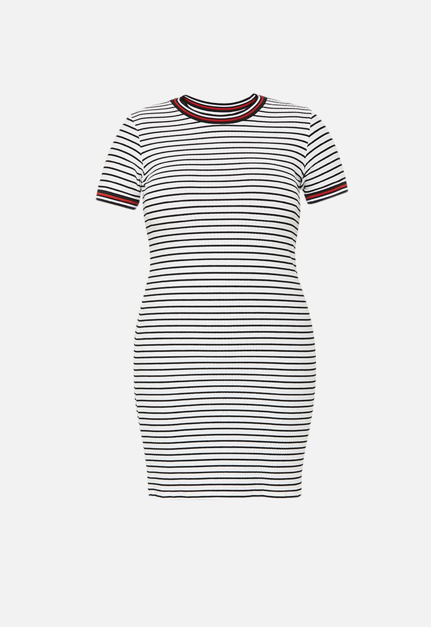 Carmakoma - Lou short sleeve bodycon dress - multi 
