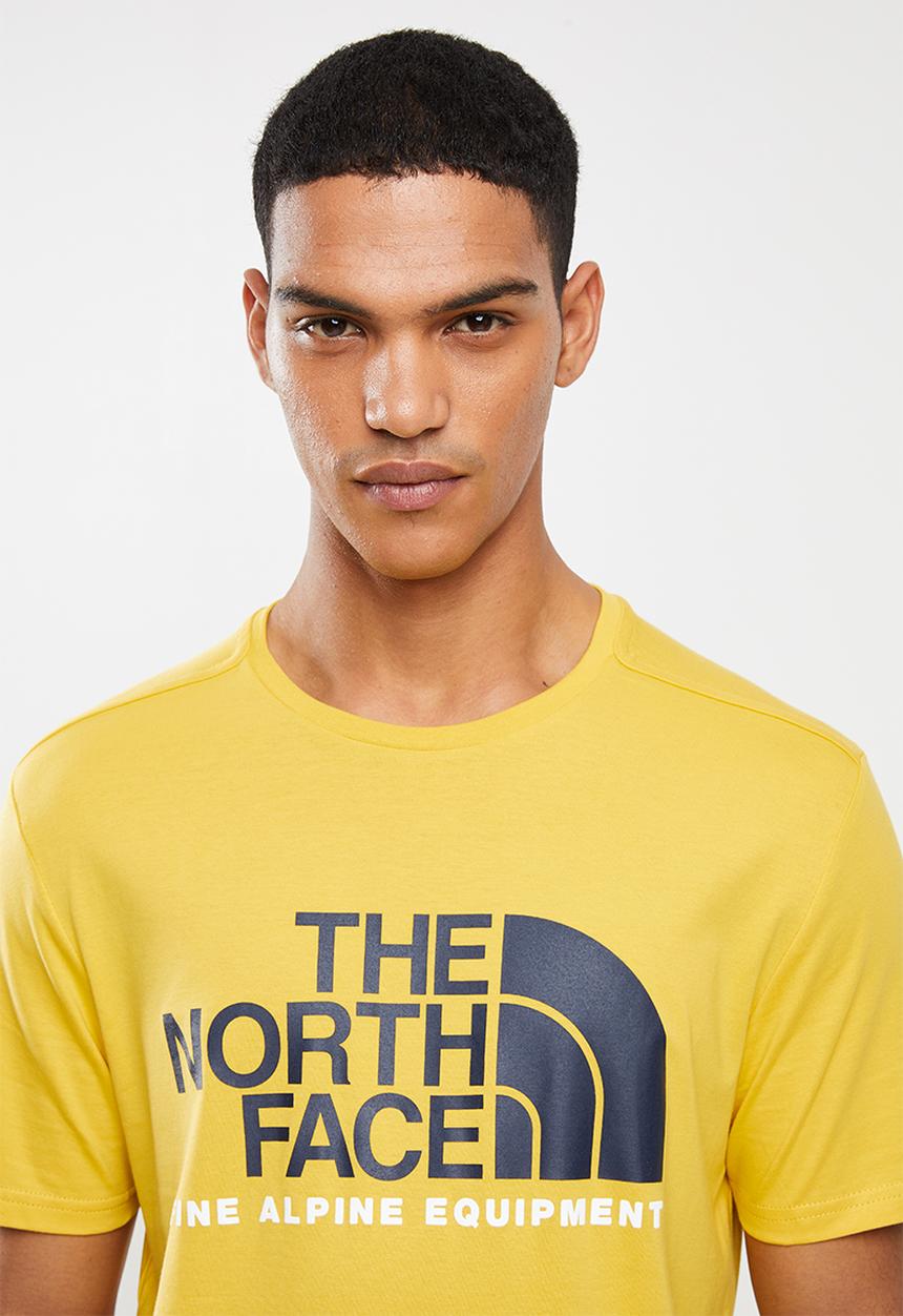 The North Face - Short sleeve fine apline tee - bamboo yellow