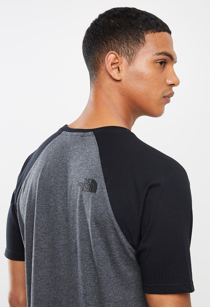 The North Face - Raglan easy tee - grey & black  