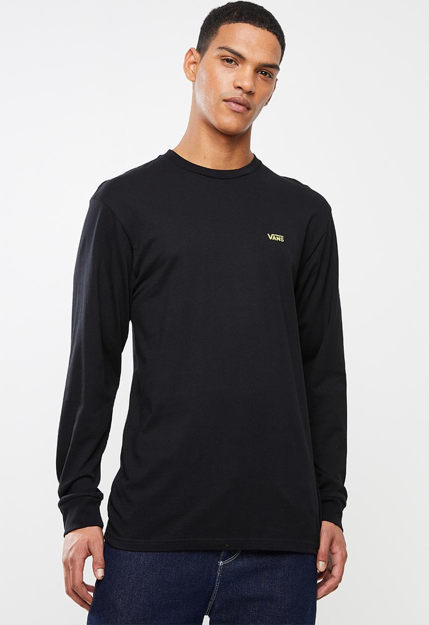 Vans - Left chest hit long sleeve tee - black