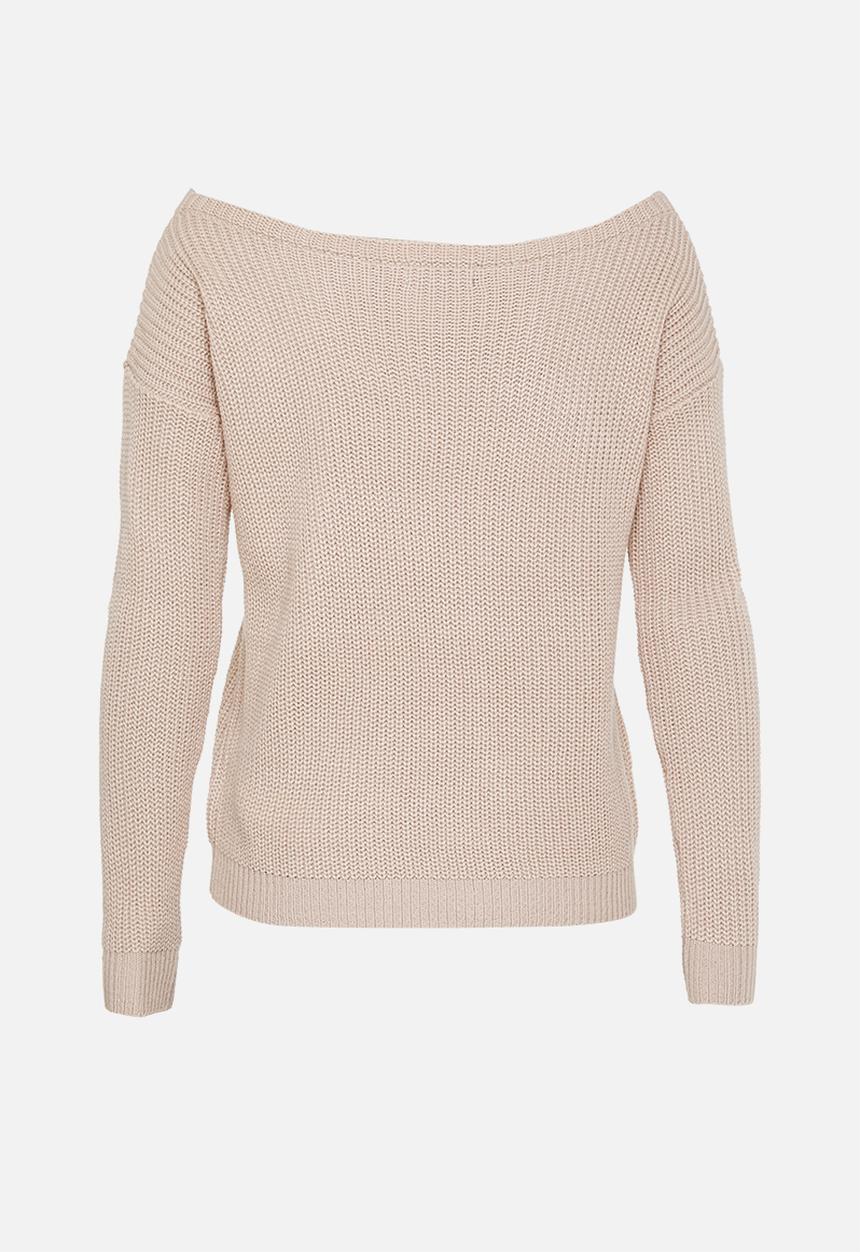 Missguided - Petite core off shoulder jumper - pink