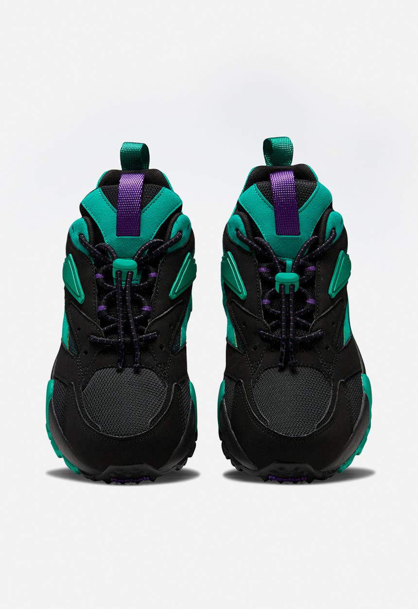 Reebok Classic - Aztrek Double nu trail - black / emerald / regal purple