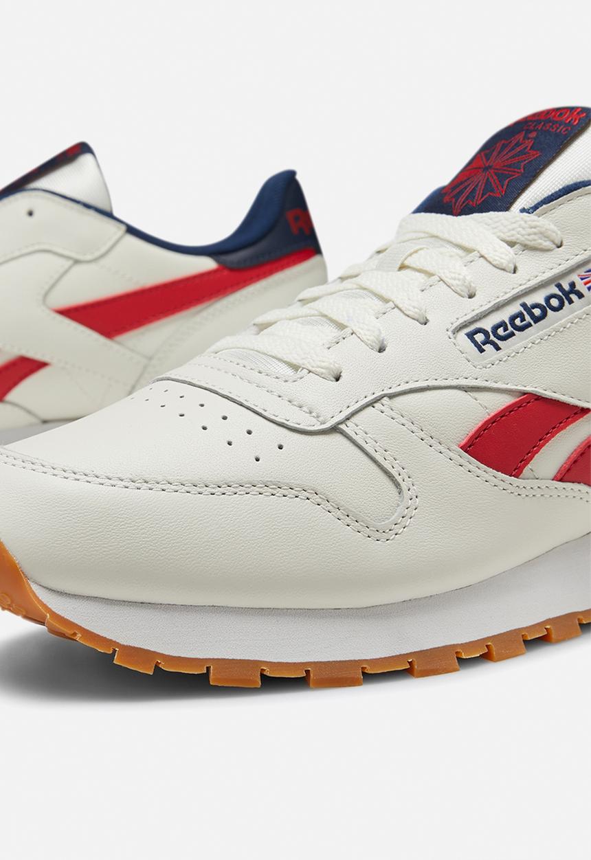 Reebok - Cl leather mu - chalk/navy/red