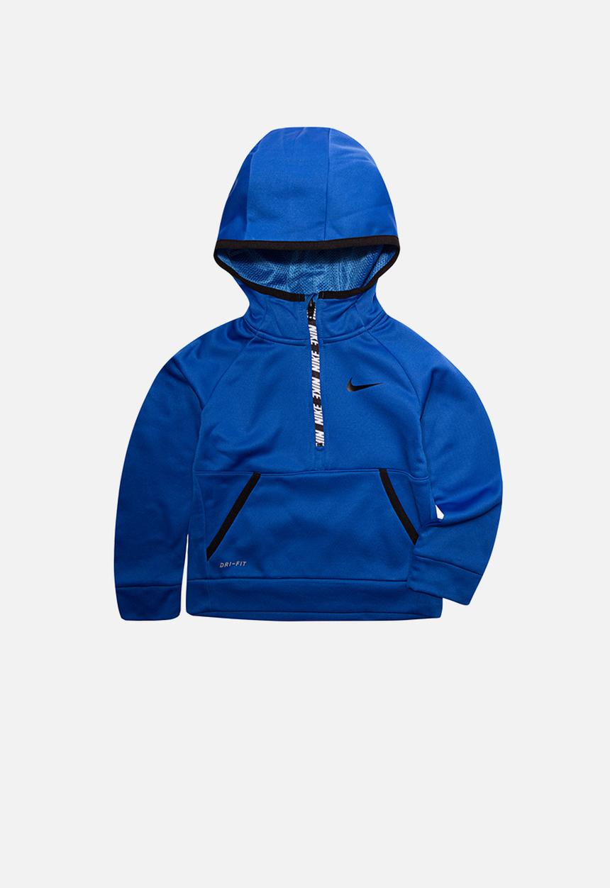 Nike - Nkb therm nike half zip hoodie - game royal