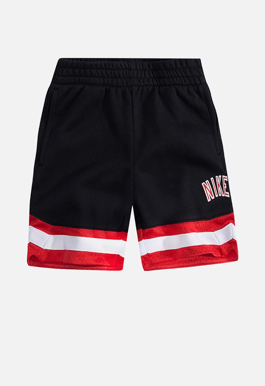 Nike - Nkb Nike air french terry short - black & university red
