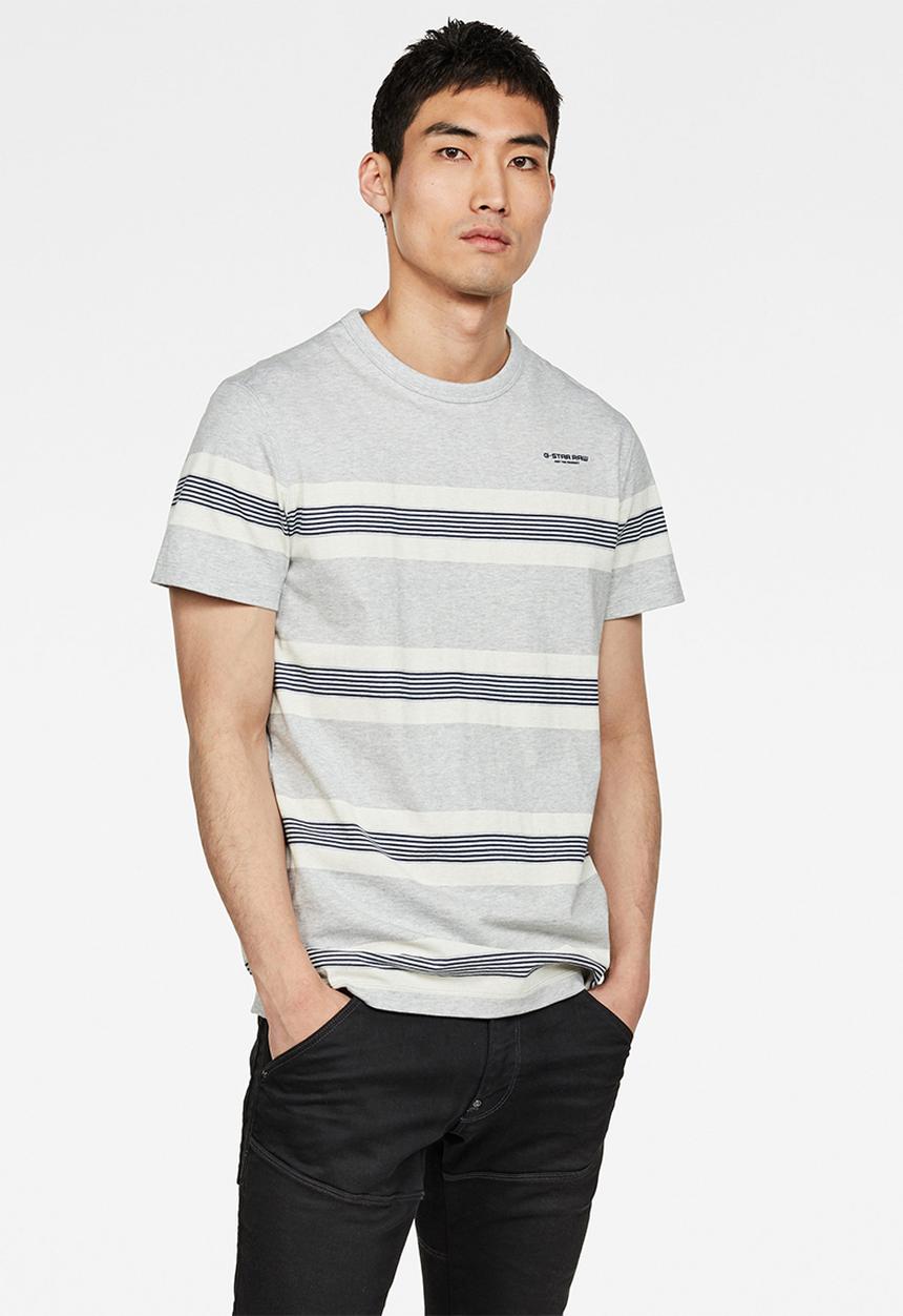 G-STAR - Stainlo stripe short sleeve tee - multi