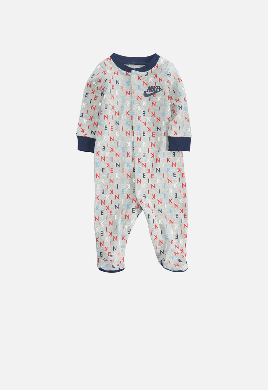 Nike - Nike aop footed coverall - dark grey heather