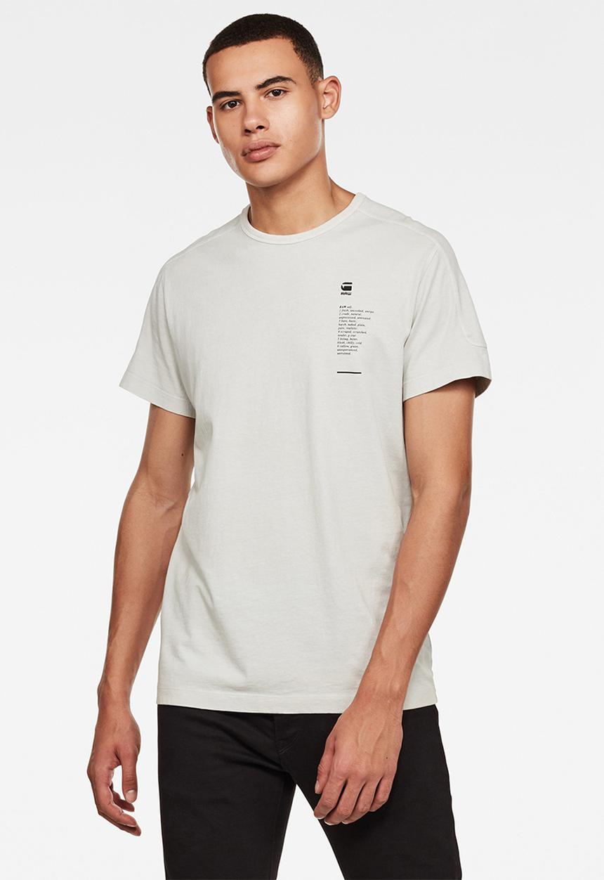 G-STAR - Korpaz logo graphic short sleeve tee - grey