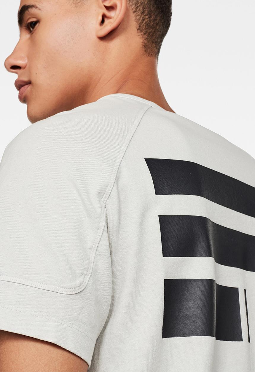 G-STAR - Korpaz logo graphic short sleeve tee - grey