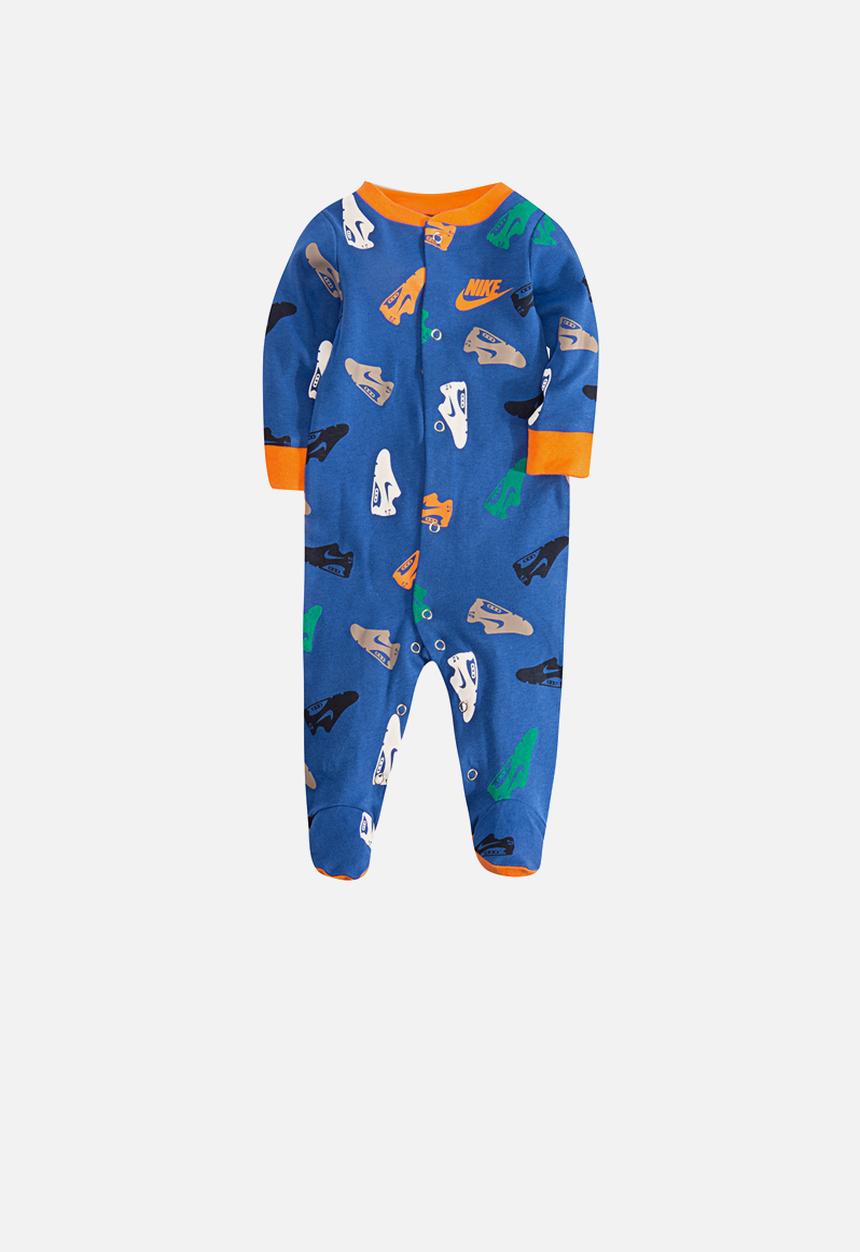 Nike - Nike boys aop shoe footed coverall - game royal