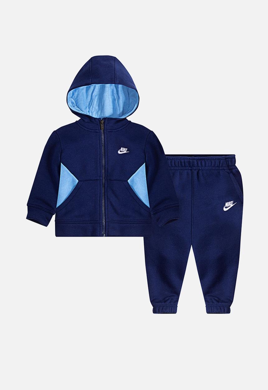 Nike - Nike boys sportswear core fz track suit set - blue void