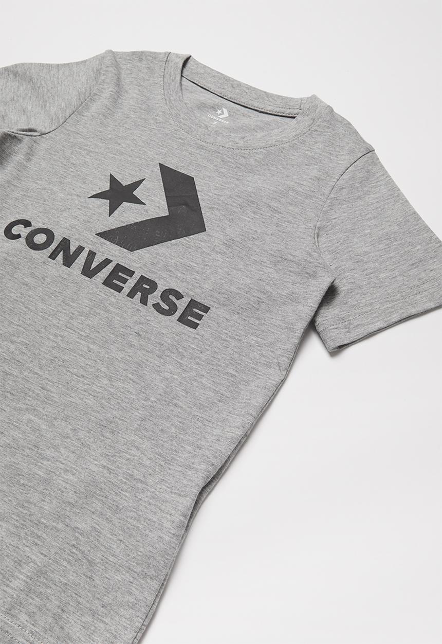Converse - Converse stack wordmark graph tee - grey 