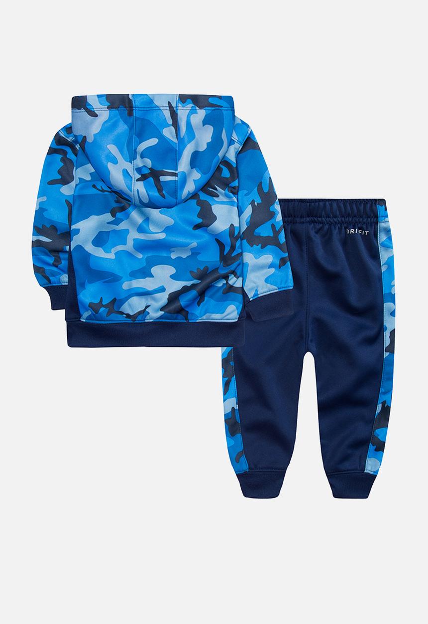 Nike - Nike boys camo aop fz therma set - blue void
