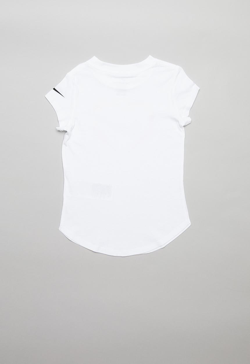 Nike - Nike kids stroke heart short sleeve scoop tee - white