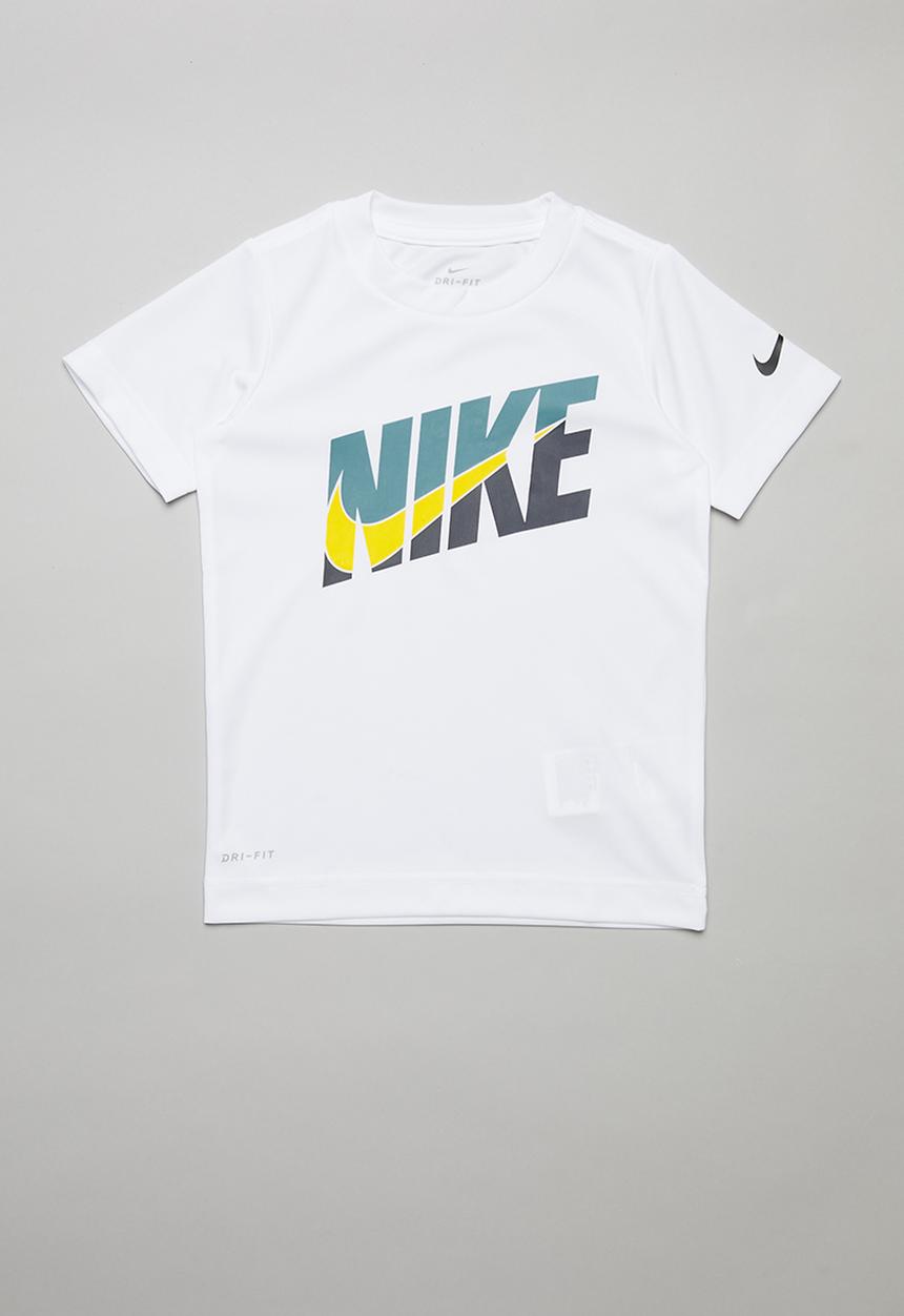 Nike - Nike kids performance short sleeve to - white 