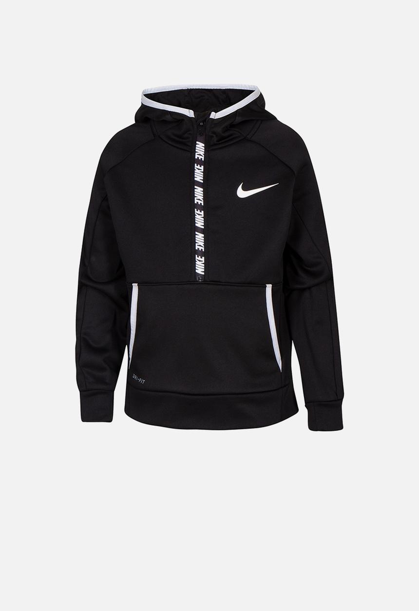 Nike - Nkb therm Nike half zip hoodie - black
