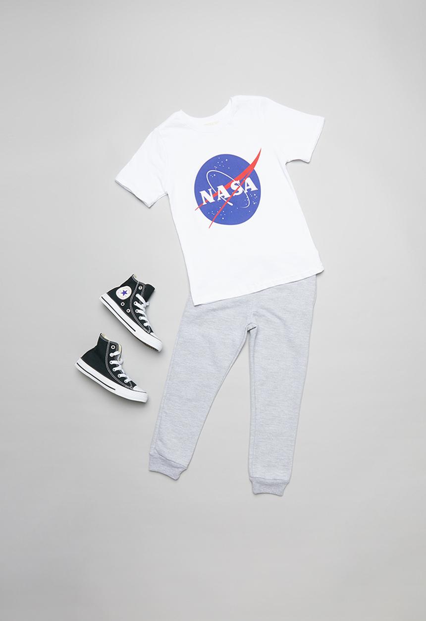 Superbalist Kids - NASA logo short sleeve tee - white