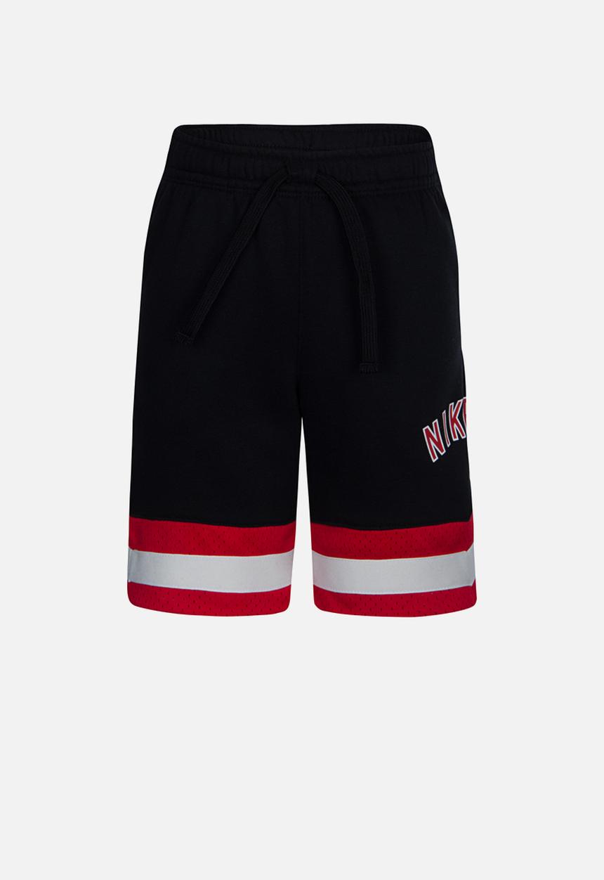 Nike - Nkb nike air french terry short - black & university red