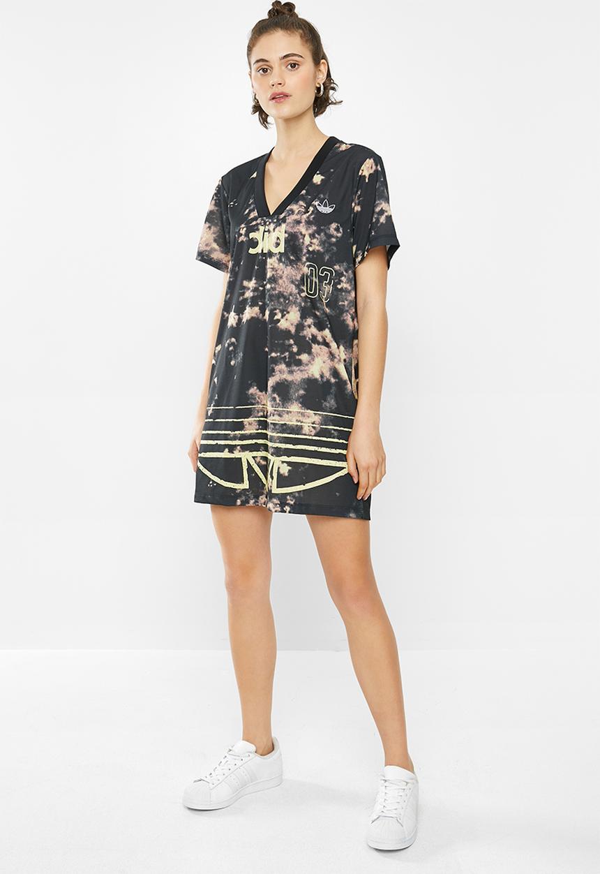adidas Originals - Fakten aop dress - black & green