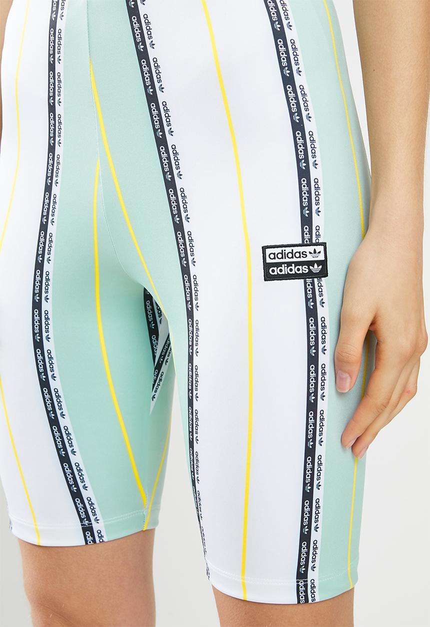 adidas Originals - R.y.v. cycling tights - white & green