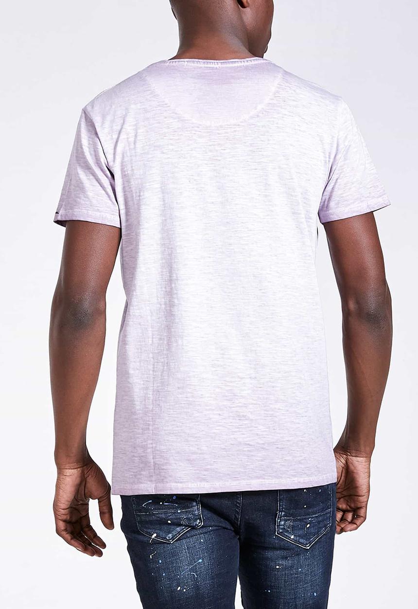S.P.C.C - Promenade reverse dirty dye logo tee - purple