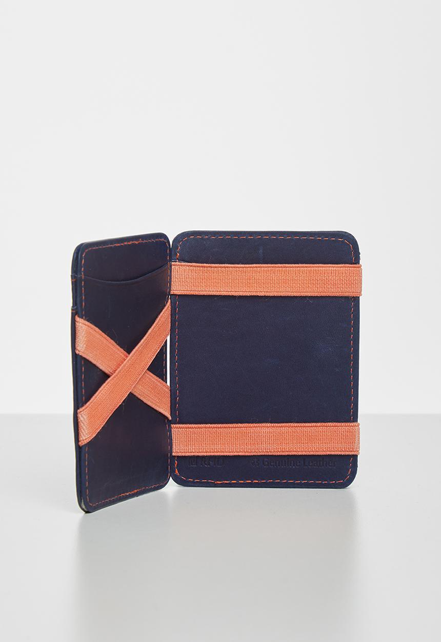 Hunterson - Magic wallet - blue & orange