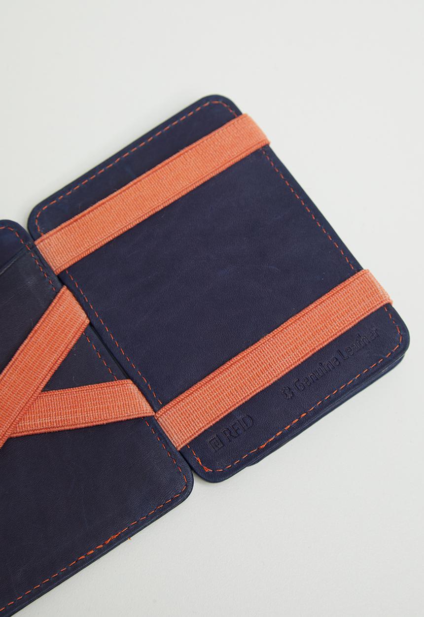 Hunterson - Magic wallet - blue & orange