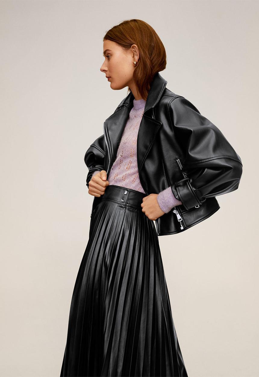 MANGO - Skirt Greta - black