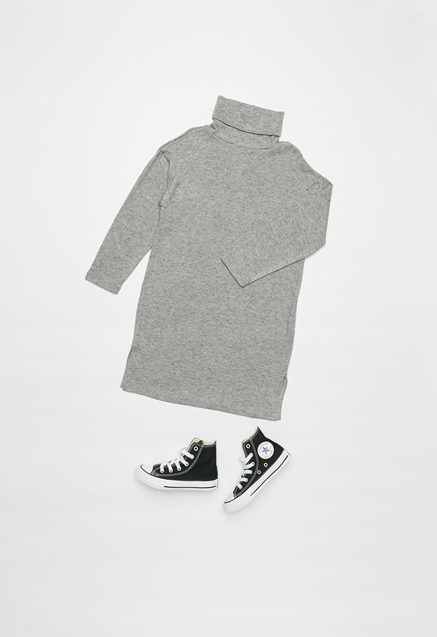 Superbalist - Cut n sew dress - grey melange
