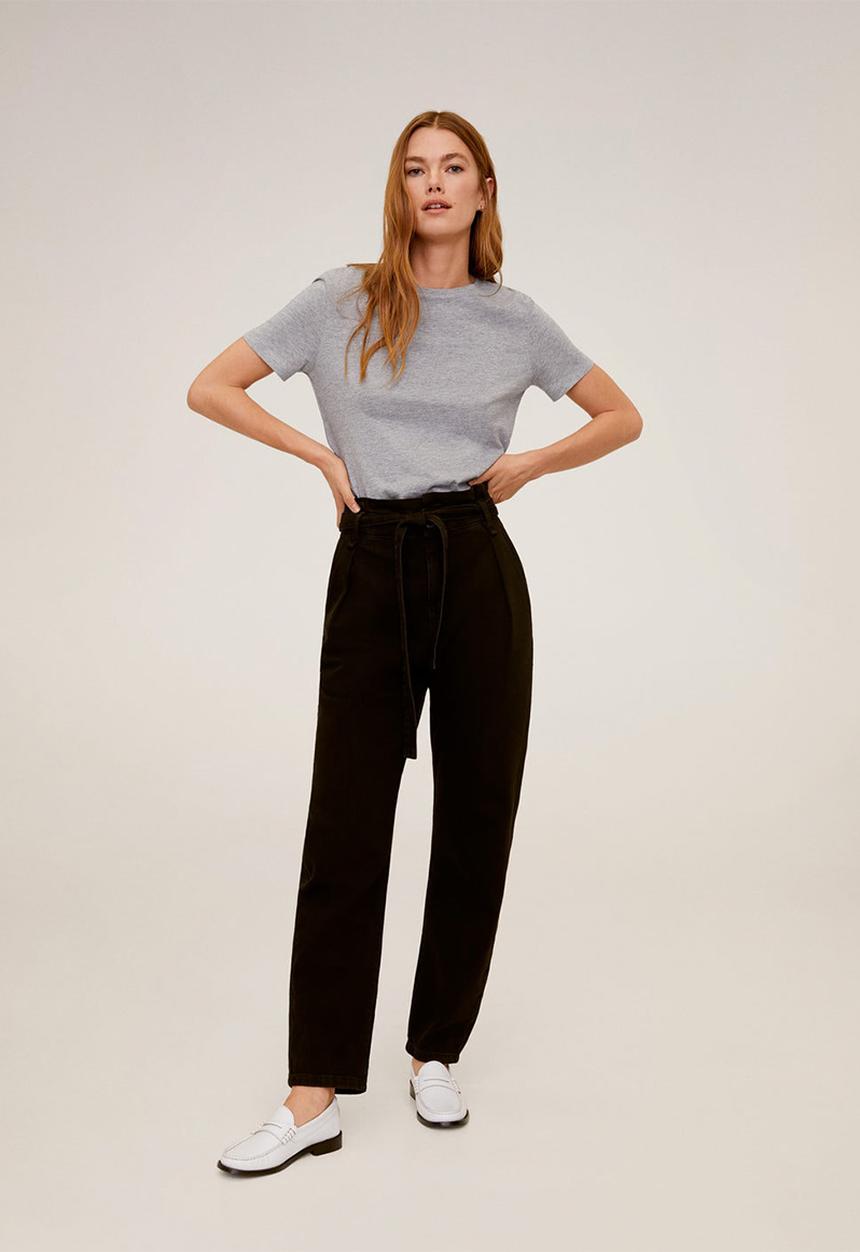 MANGO - T-shirt chalaca - grey